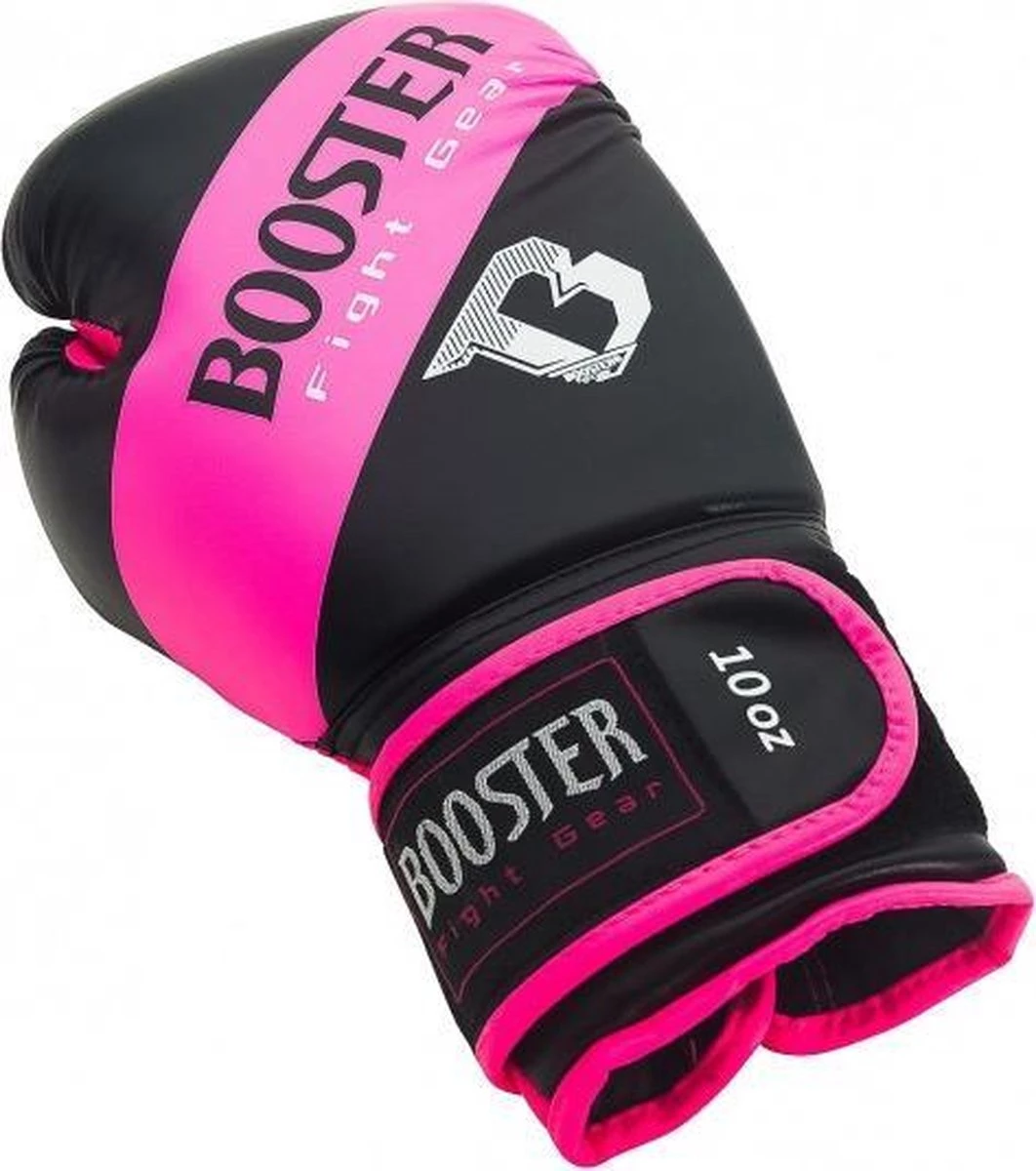 Booster Fight Gear Gant De Boxe BT Sparring Rayure Rose Rose 10oz 5 Booster Fight Gear Gant De Boxe BT Sparring Rayure Rose Rose 10oz – Image 3