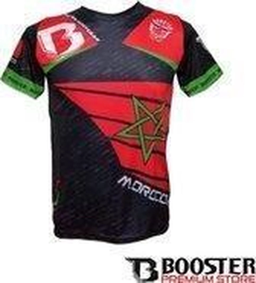 Booster Fight Gear Morocco Fightshirt Par Booster Fightgear Taille Youth M (8 Ans) 3 Booster Fight Gear Morocco Fightshirt Par Booster Fightgear Taille Youth M (8 Ans)
