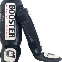Booster Fight Gear Protègetibias Booster Thai Striker Noir Blanc Extra Large -Booster fight gear Soldes Boutique 1097x1200
