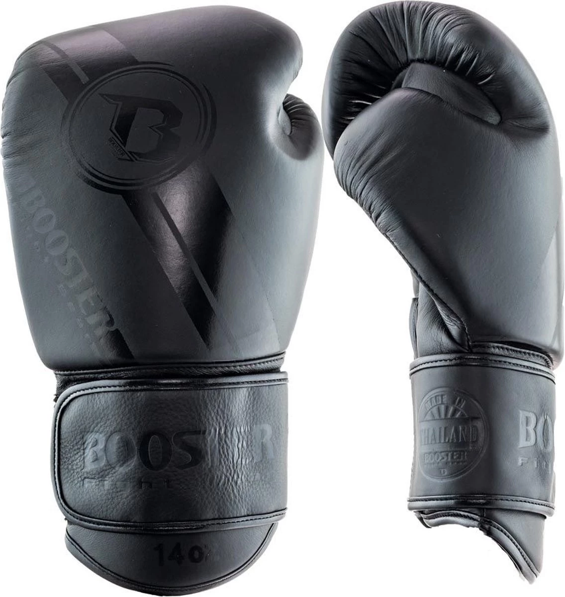 Booster Fight Gear Gants De Boxe (kick) Cuir V3 Noir Sur Noir 14 Oz 4 Booster Fight Gear Gants De Boxe (kick) Cuir V3 Noir Sur Noir 14 Oz – Image 2