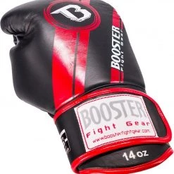 Gants De Boxe Booster Fight Gear (cuir) BGL 1 V3 Noir Rouge 16oz -Booster fight gear Soldes Boutique 1150x1200 2