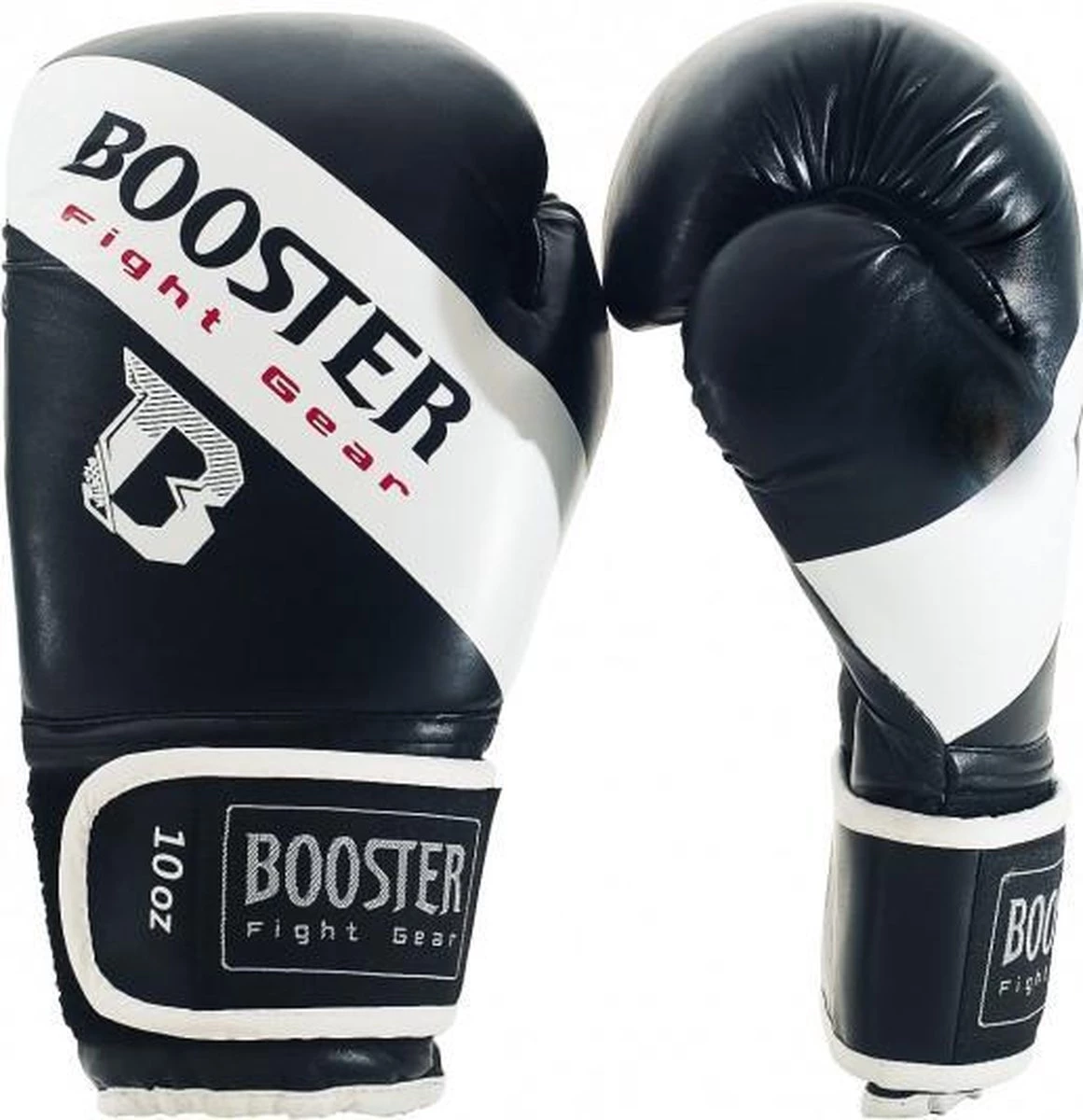 Booster Fight Gear BT Sparring Gants De Boxe White Stripe 16oz 4 Booster Fight Gear BT Sparring Gants De Boxe White Stripe 16oz – Image 2