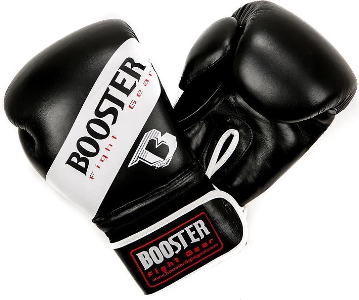 Booster Fight Gear BT Sparring Gants De Boxe White Stripe 16oz 5 Booster Fight Gear BT Sparring Gants De Boxe White Stripe 16oz – Image 3