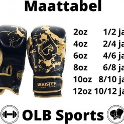 Booster Fight Gear Gants De Boxe Booster (kick) Junior Marble Black Gold 6oz Rouge -Booster fight gear Soldes Boutique 1200x1010