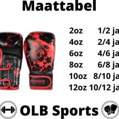Booster Fight Gear GANTS DE BOXE BOOSTER FIGHTGEAR BG YOUTH MARBLE Rouge 6 Oz -Booster fight gear Soldes Boutique 1200x1028