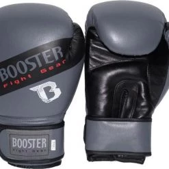 Booster Fight Gear Gants De Boxe BT Sparring (kick) Gris Noir 10oz