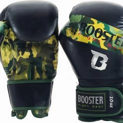 Booster Fight Gear Gants De Boxe BT Sparring Green Camo Stripe 16oz