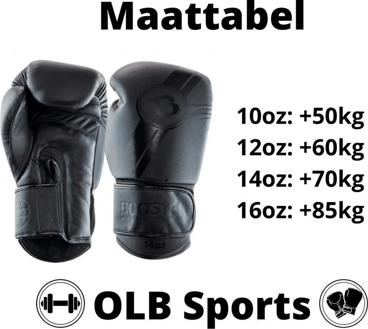 Booster Fight Gear Gants De Boxe (kick) Cuir V3 Noir Sur Noir 14 Oz 5 Booster Fight Gear Gants De Boxe (kick) Cuir V3 Noir Sur Noir 14 Oz – Image 3