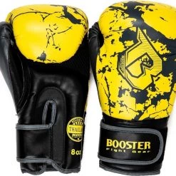 Booster Fight Gear Booster Fightgear Gants De Boxe BG Youth Marble Yellow 8oz Rose