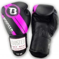 Booster Fight Gear (kick) Gants De Boxe Foil V3 Noir Rose 12oz