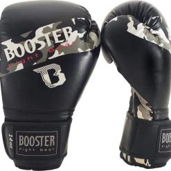 Booster Fight Gear Gants De Boxe Booster BT Sparring (kick) Camo Stripe Noir Gris 16oz -Booster fight gear Soldes Boutique 1200x1180 2