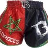 Booster Fight Gear Short De Kick Boxing Maroc Rouge Zwart Rouge Blanc -Booster fight gear Soldes Boutique 1200x946