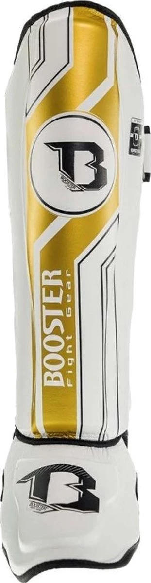 Booster Fight Gear Protègetibias Booster Fightgear BSG V9 Blanc Or L 5 Booster Fight Gear Protègetibias Booster Fightgear BSG V9 Blanc Or L – Image 3