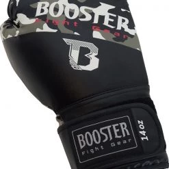 Booster Fight Gear Gants De Boxe Booster BT Sparring (kick) Camo Stripe Noir Gris 16oz -Booster fight gear Soldes Boutique 943x1200