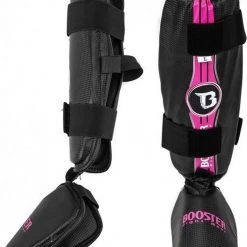 Booster Fight Gear Protègetibias Booster Junior SG Future V2 Noir Rose Large